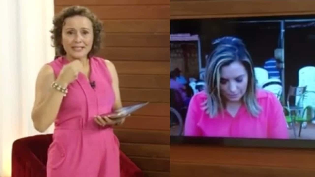 Jornalistas da Globo caíram no choro ao relatar tragédia com 12 mortes (Foto: Reprodução/ TV Anhanguera/ Globo) Jornalistas da Globo caíram no choro ao relatar tragédia com 12 mortes (Foto: Reprodução/ TV Anhanguera/ Globo)
