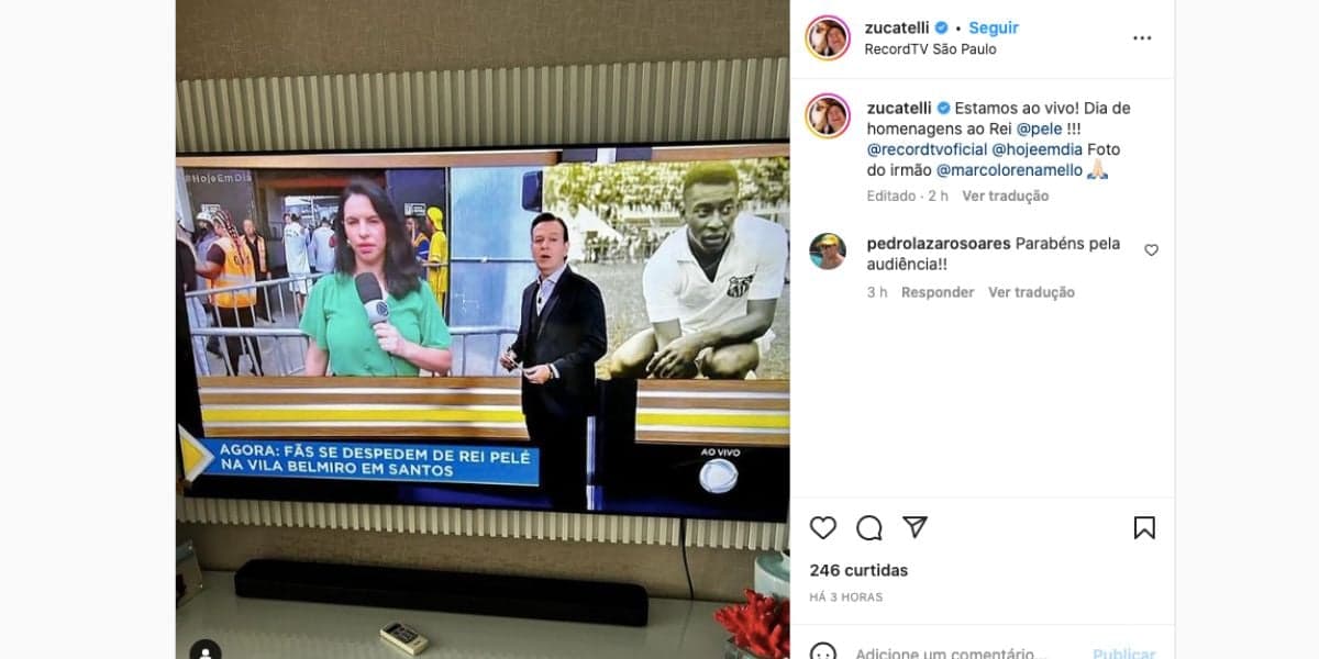 Celso Zucatelli no comando do Hoje Em Dia (Reprodução) Celso Zucatelli no comando do Hoje Em Dia (Reprodução)