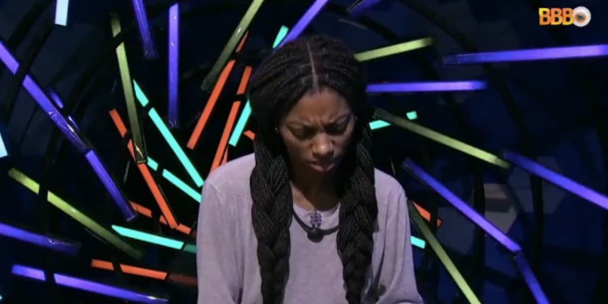 Tina não aguenta e faz confessionário do BBB23 de banheiro ao soltar pum (Foto: Reprodução / Globo) Tina não aguenta e faz confessionário do BBB23 de banheiro ao soltar pum (Foto: Reprodução / Globo)
