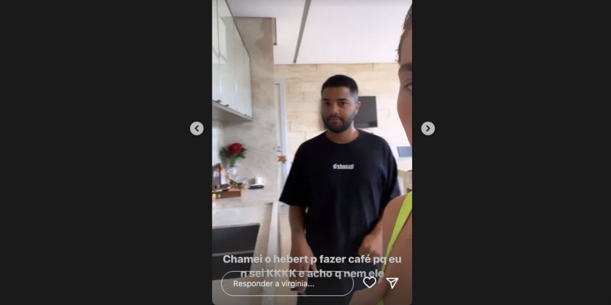 Nas redes sociais, Virgínia Fonseca confessa que não sabe fazer café sem ser de maquina, pede ajuda para amigo e mostra caos em cozinha por conta da bebida (Fotos: Reprodução / Instagram) Nas redes sociais, Virgínia Fonseca confessa que não sabe fazer café sem ser de maquina, pede ajuda para amigo e mostra caos em cozinha por conta da bebida (Fotos: Reprodução / Instagram)
