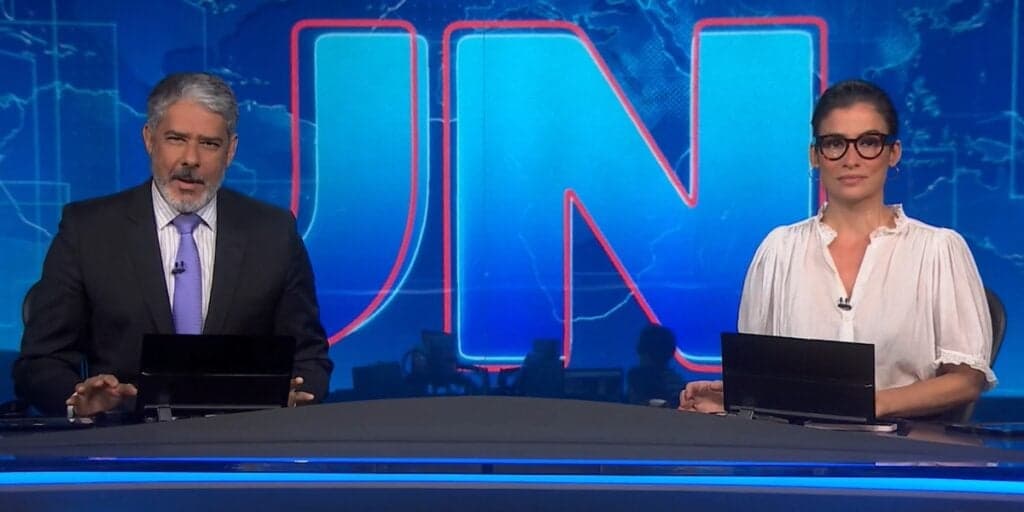 Jornal Nacional: Bonner e Renata Vasconcellos paralisam horário nobre da Globo com notícia ao vivo
