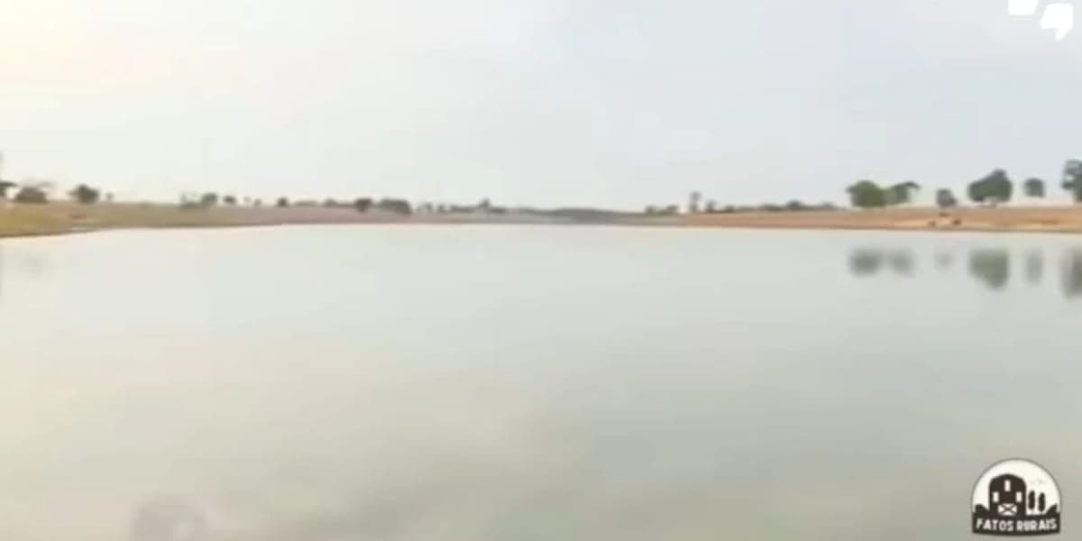 Enorme lago onde Zezé Di Camargo faz sua pescaria esportiva (Reprodução: Youtube) Enorme lago onde Zezé Di Camargo faz sua pescaria esportiva (Reprodução: Youtube)