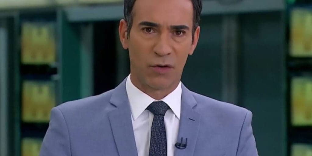 César Tralli surge em bastidores dos estúdios da Globo e entrega satisfação: "Missão cumprida"