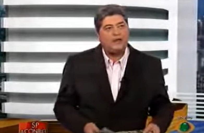 Datena já brigou com Renata Fan por atraso no extinto SP Acontece Datena já brigou com Renata Fan por atraso no extinto SP Acontece
