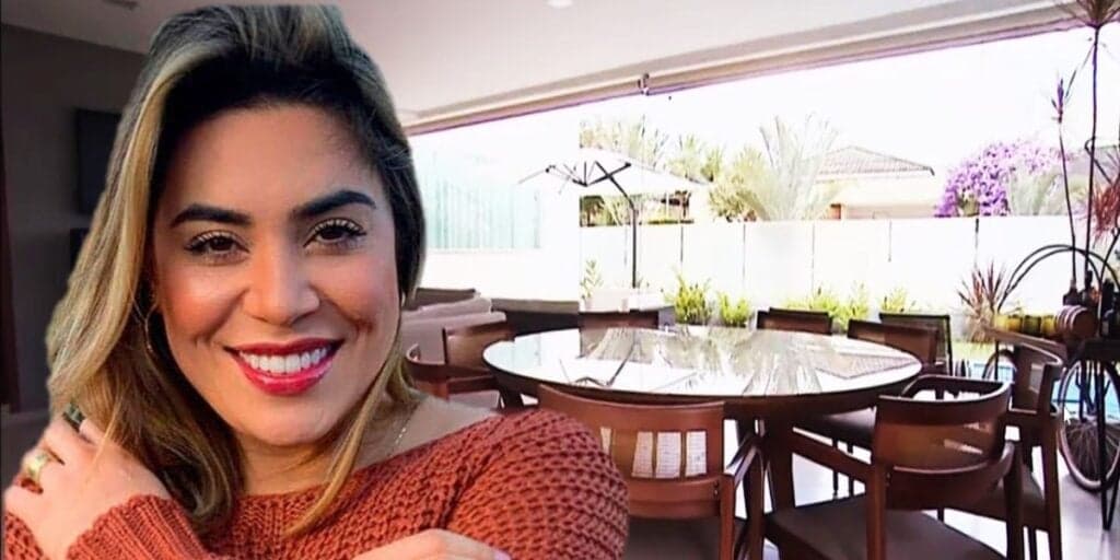 Fachada enorme de vidro, decoração de luxo e piscina: a mansão de Naiara Azevedo é uma das mais lindas