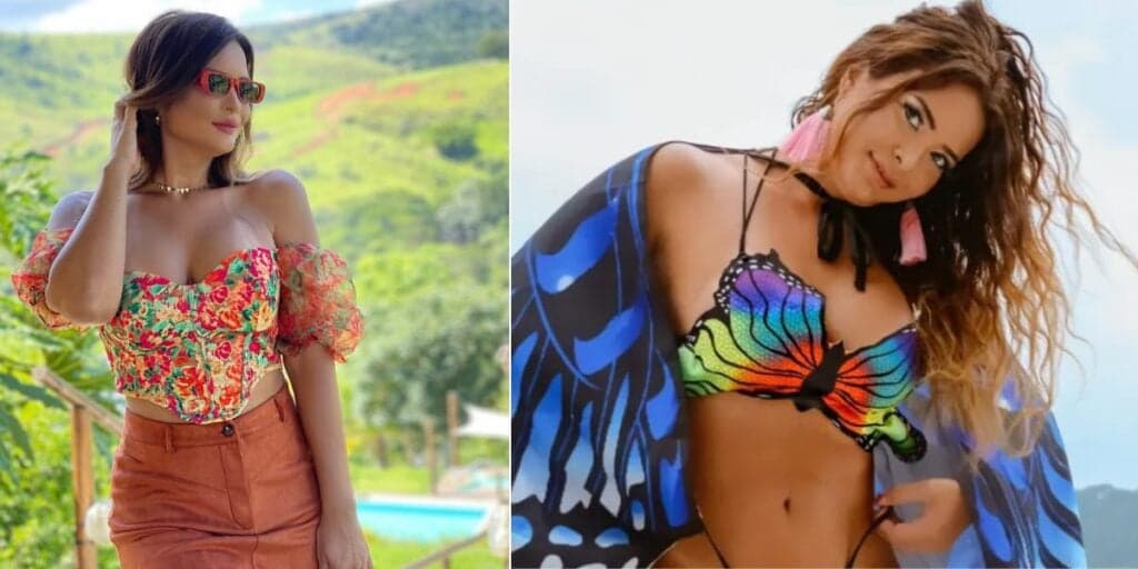 Geisy Arruda puxa fio-dental pra cima, divide parte íntima e fala da sua borboleta: "Está pronta pra voar"