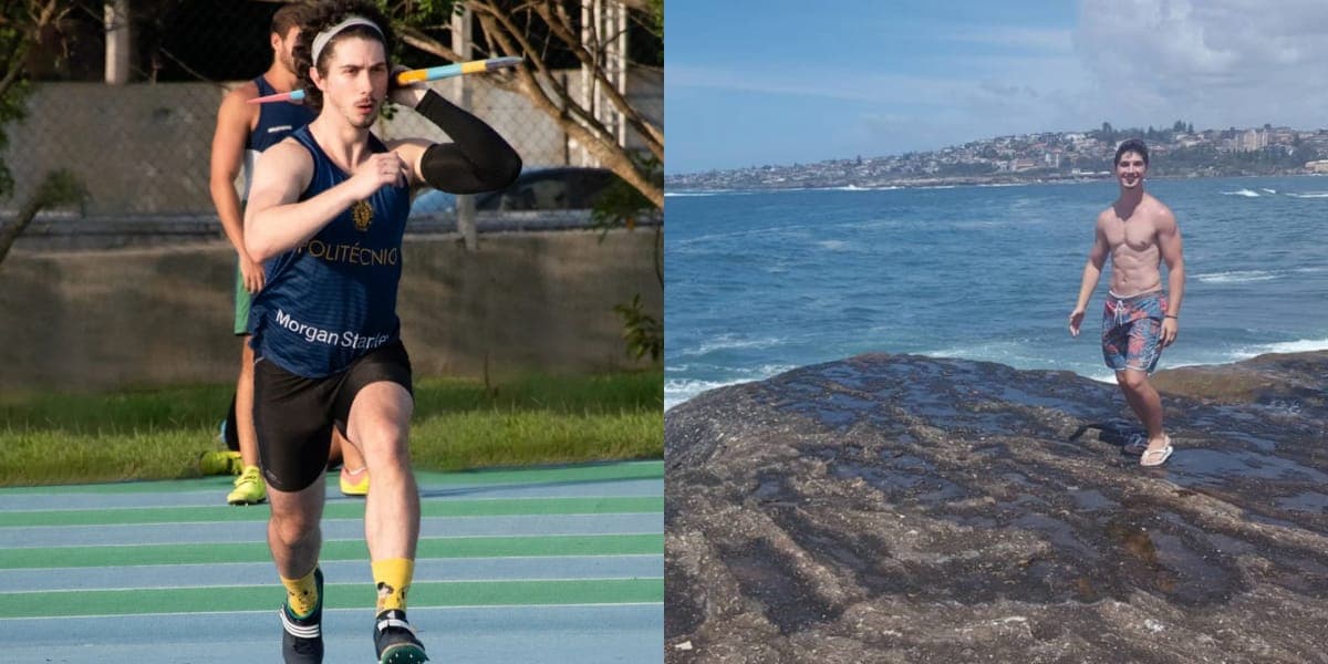 Heitor Godoy faz parte de uma equipe de atletismo (Reprodução: Instagram) Heitor Godoy faz parte de uma equipe de atletismo (Reprodução: Instagram)