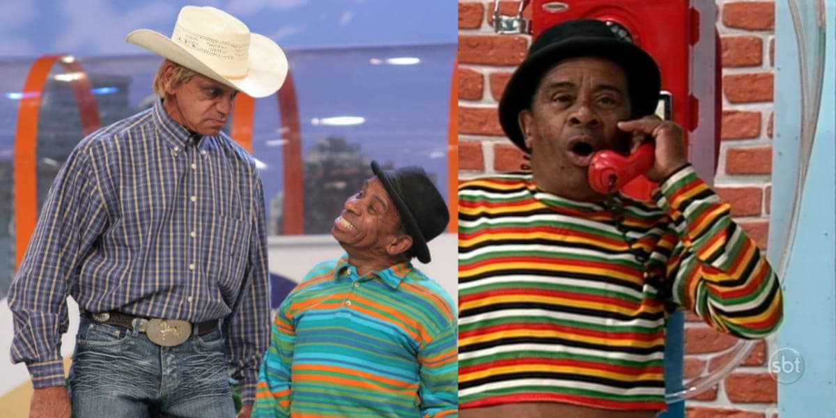 Interpretando o Canarinho, o ator tirou muitas risadas dos telespectadores que acompanhavam sua participação (Reprodução: Praça É Nossa: SBT) Interpretando o Canarinho, o ator tirou muitas risadas dos telespectadores que acompanhavam sua participação (Reprodução: Praça É Nossa: SBT)