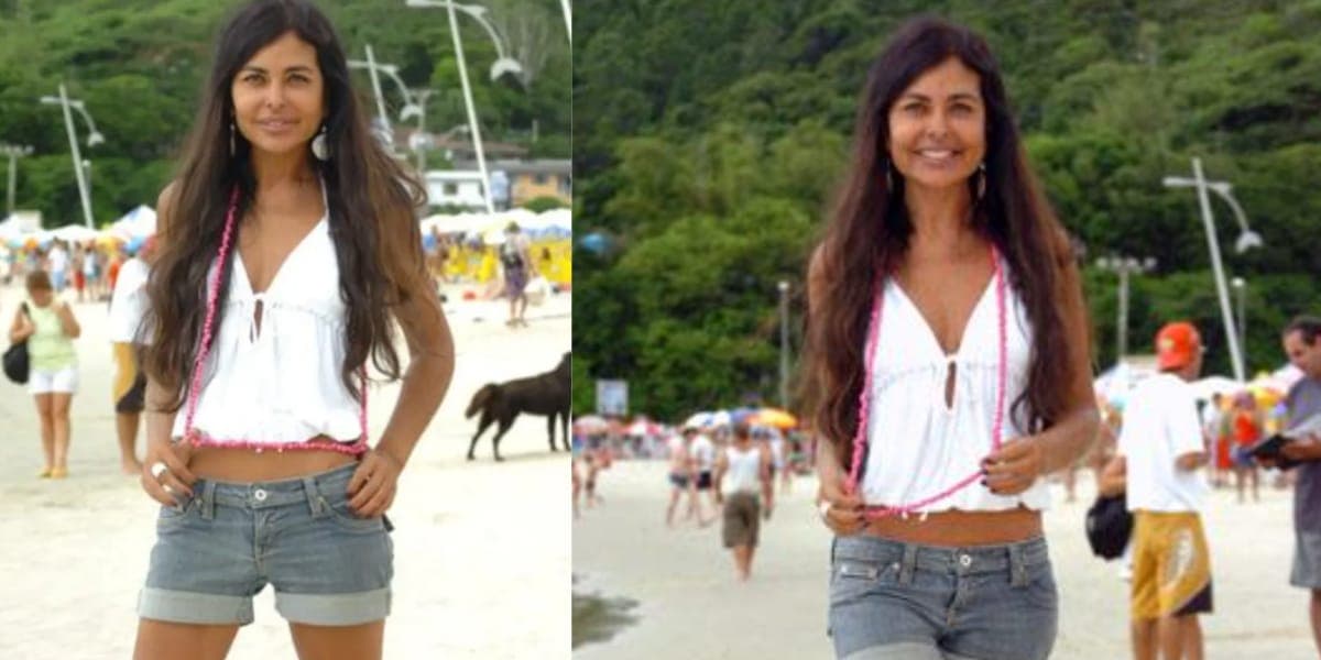 Leila Lopes era uma das musas da Globo e chocou o país ao cometer suicídio (Reprodução: Montagem TV Foco) Leila Lopes era uma das musas da Globo e chocou o país ao cometer suicídio (Reprodução: Montagem TV Foco)