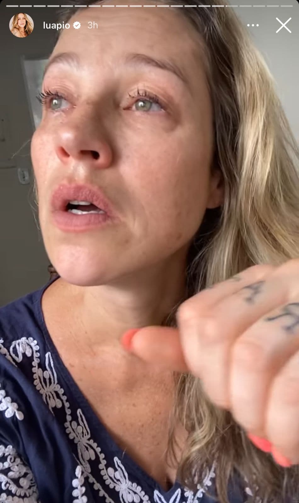 Luana Piovani surge aos prantos e desabafa sobre o que seu filho, Dom, fez com ela e entrega que se sentiu apunhalada - Foto Reprodução Instagram Luana Piovani surge aos prantos e desabafa sobre o que seu filho, Dom, fez com ela e entrega que se sentiu apunhalada - Foto Reprodução Instagram