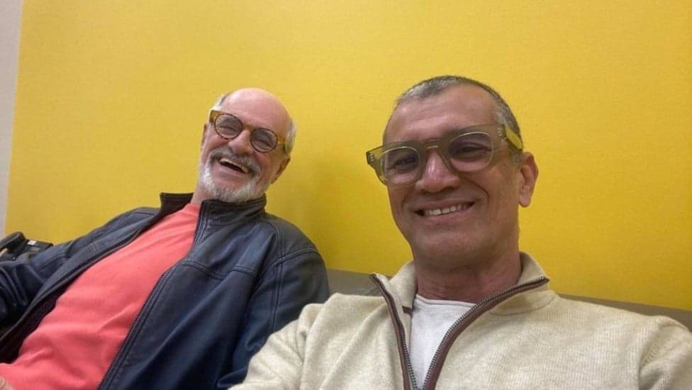 Marcos Caruso e Marcos Paiva - Foto Reprodução Marcos Caruso e Marcos Paiva - Foto Reprodução