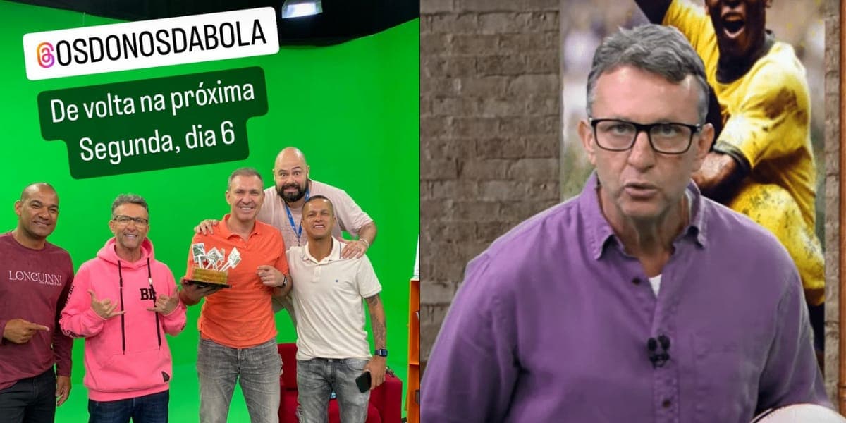 Neto anuncia que estará de volta no comando do Donos da Bola na próxima segunda-feira (Reprodução: Instagram) Neto anuncia que estará de volta no comando do Donos da Bola na próxima segunda-feira (Reprodução: Instagram)
