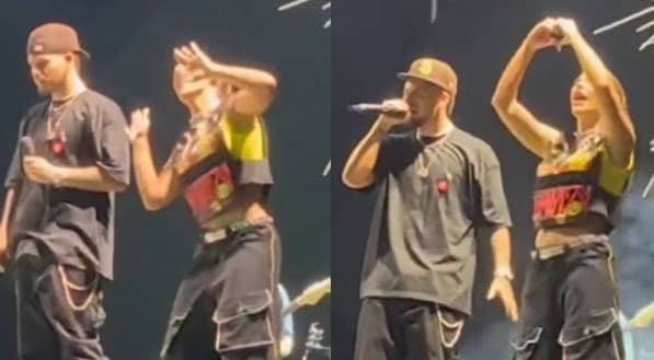 O cantor Zé felipe e Virginia Fonseca em show no Carnaval - Foto Reprodução Internet O cantor Zé felipe e Virginia Fonseca em show no Carnaval - Foto Reprodução Internet