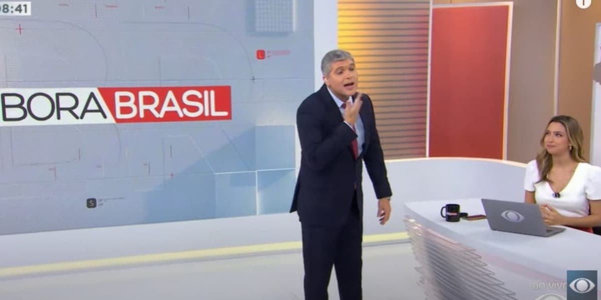O jornalista revelou que alguns colegas de profissão são completamente diferentes por de trás das câmeras (Reprodução: Bora Brasil/ Band) O jornalista revelou que alguns colegas de profissão são completamente diferentes por de trás das câmeras (Reprodução: Bora Brasil/ Band)