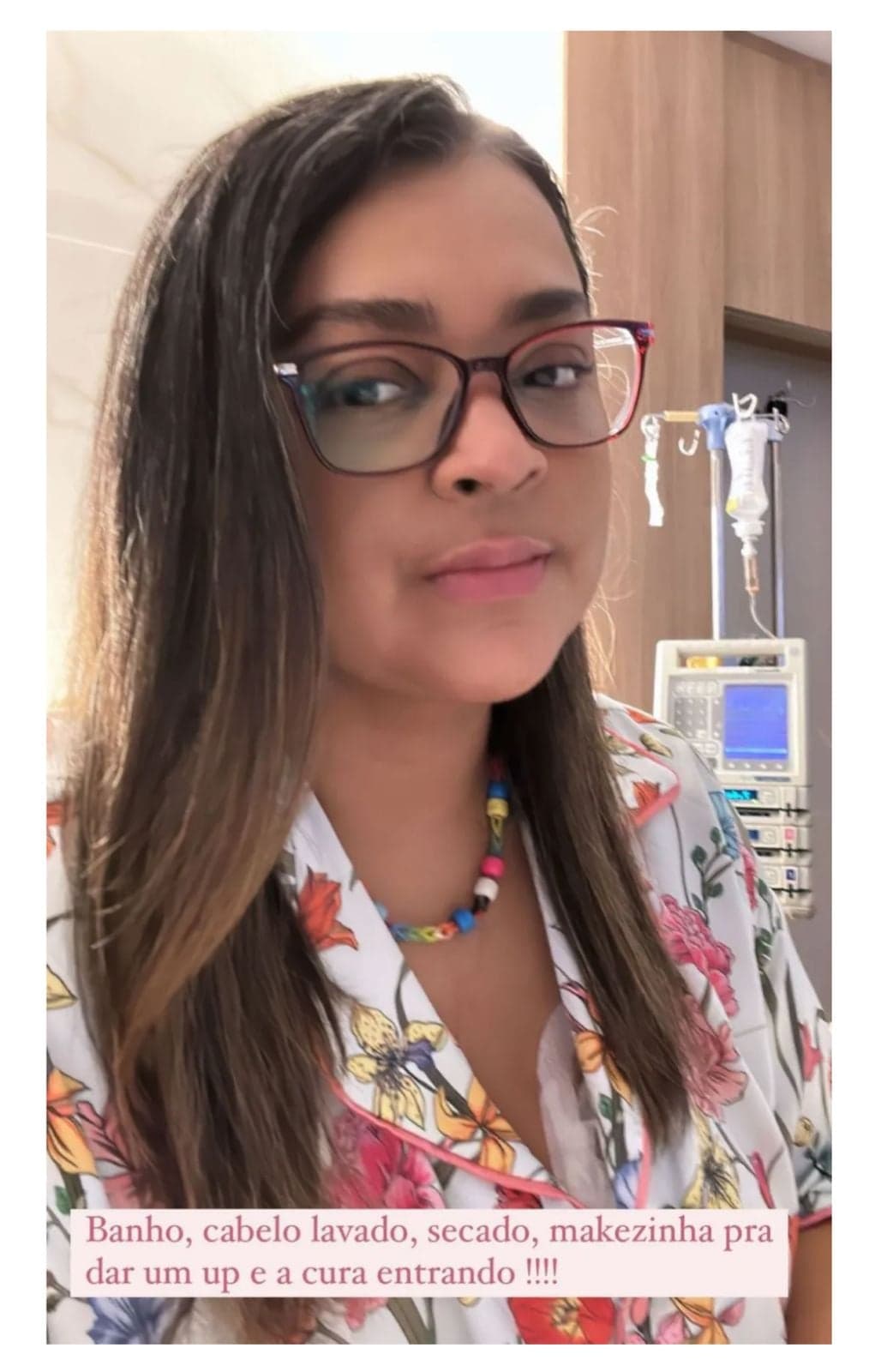 Preta Gil em hospital em tratamento contra o câncer - Foto Reprodução Preta Gil em hospital em tratamento contra o câncer - Foto Reprodução