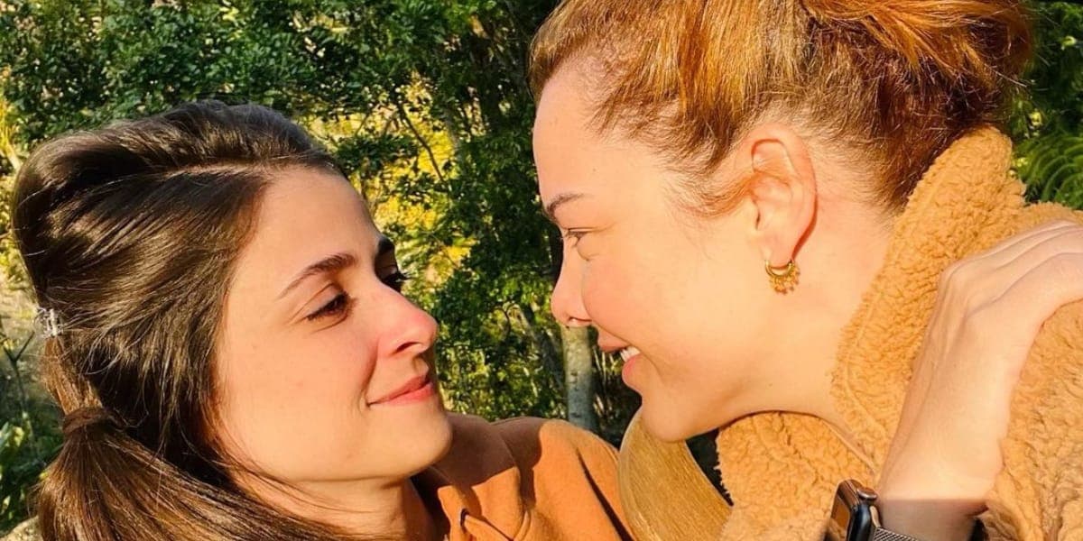 Primeira declaração de amor pública feita por Fernanda Souza para sua amada, Eduarda (Reprodução: Instagram) Primeira declaração de amor pública feita por Fernanda Souza para sua amada, Eduarda (Reprodução: Instagram)