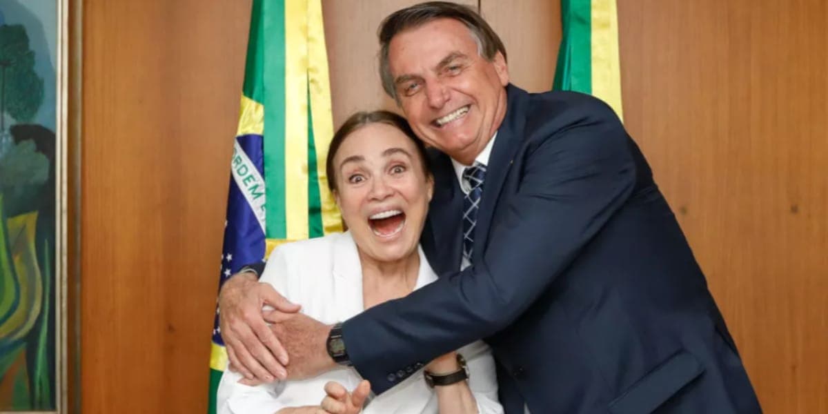 Regina Duarte era apoiadora declarada de Jair Bolsonaro (Reprodução: Instagram) Regina Duarte era apoiadora declarada de Jair Bolsonaro (Reprodução: Instagram)