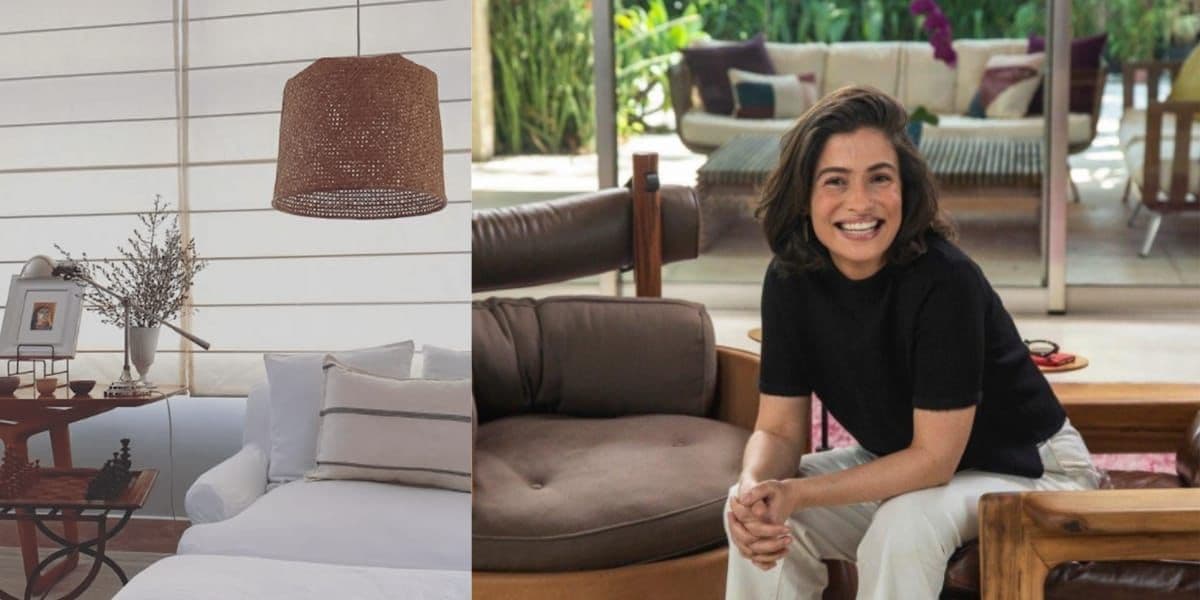 Renata Vasconcellos, âncora do Jornal Nacional, vive em uma mansão discreta e linda, cheia de plantas com uma decoração retrô - Foto Reprodução YouTube Renata Vasconcellos, âncora do Jornal Nacional, vive em uma mansão discreta e linda, cheia de plantas com uma decoração retrô - Foto Reprodução YouTube