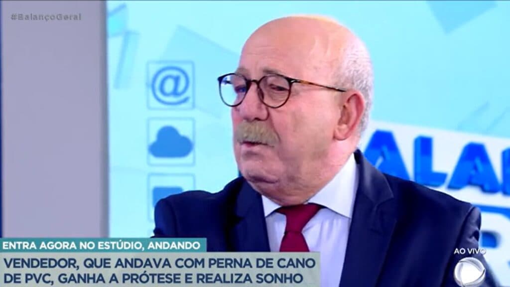 Renato Lombardi falou sobre a lição de vida que viu no estúdio do Balanço Geral Renato Lombardi falou sobre a lição de vida que viu no estúdio do Balanço Geral