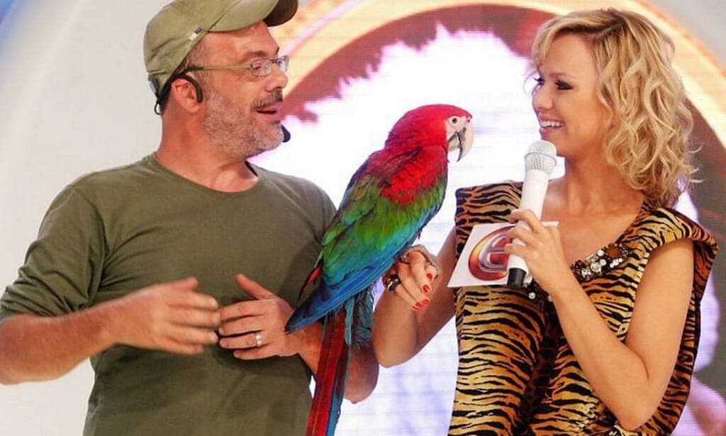 Sérgio Rangel e Eliana na época em que trabalhavam juntos na TV (Foto: Reprodução) Sérgio Rangel e Eliana na época em que trabalhavam juntos na TV (Foto: Reprodução)