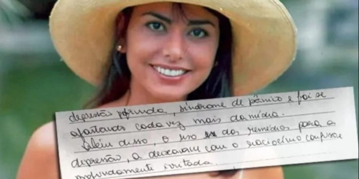 Trecho da carta de despedida deixada pela atriz e divulgada por sua assessoria (Reprodução: Instagram) Trecho da carta de despedida deixada pela atriz e divulgada por sua assessoria (Reprodução: Instagram)