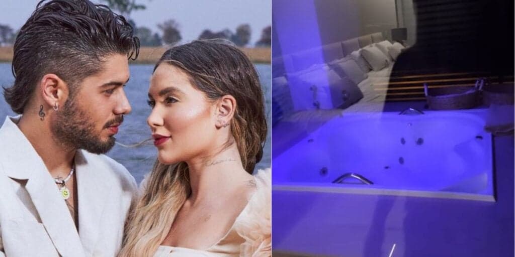 Banheiro com hidro, cama gigante e janela de luxo: Só quarto de Virginia e Zé Felipe cabe uma casa toda