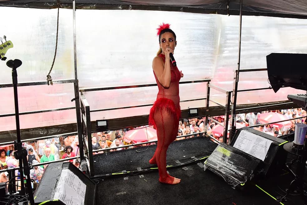 Wanessa Camargo levou pela primeira vez seu bloco xainirô para as ruas de São Paulo Foto: Andy Santana / Brazil News Wanessa Camargo levou pela primeira vez seu bloco xainirô para as ruas de São Paulo Foto: Andy Santana / Brazil News