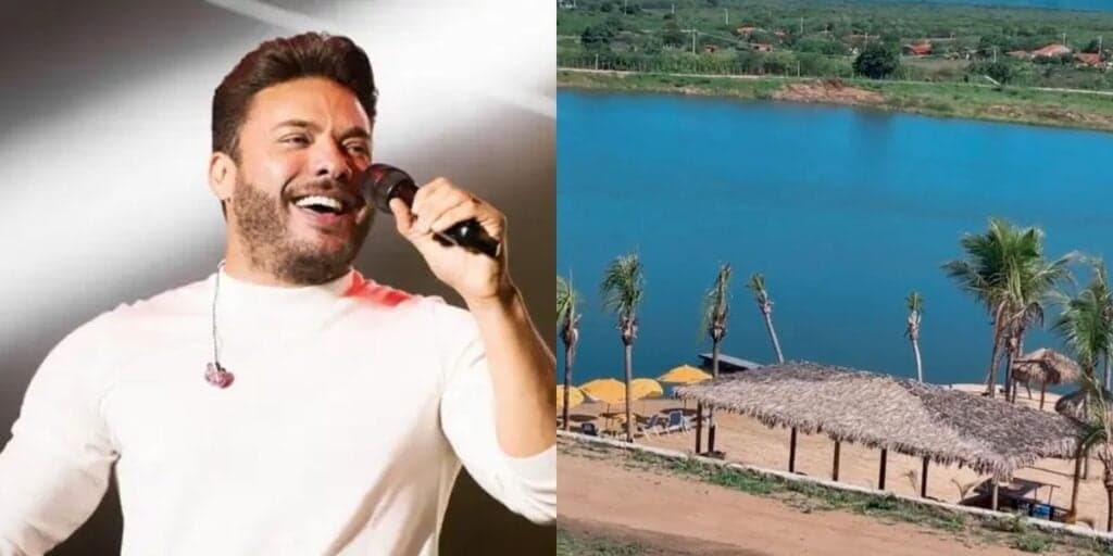 Fotos exclusivas: fazenda absurda de Wesley Safadão tem criação de cavalo, praia própria e vista extraordinária