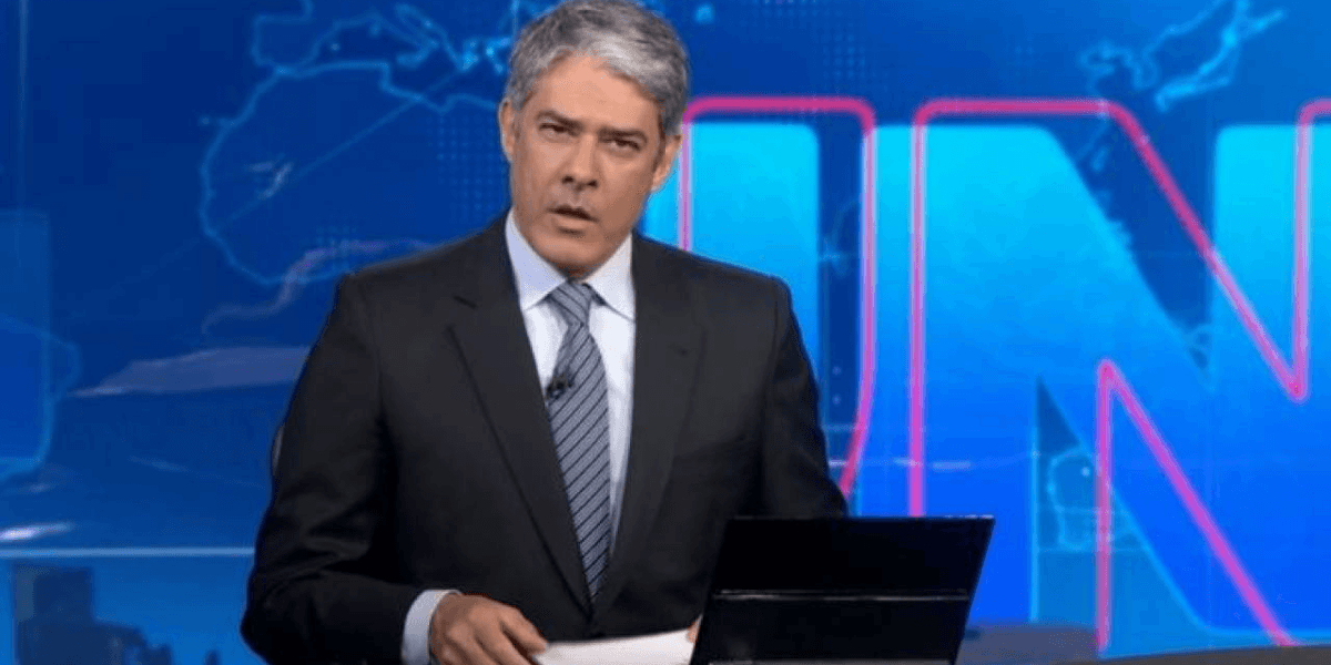 William Bonner, no Jornal Nacional, da Globo - Foto Reprodução JN William Bonner, no Jornal Nacional, da Globo - Foto Reprodução JN