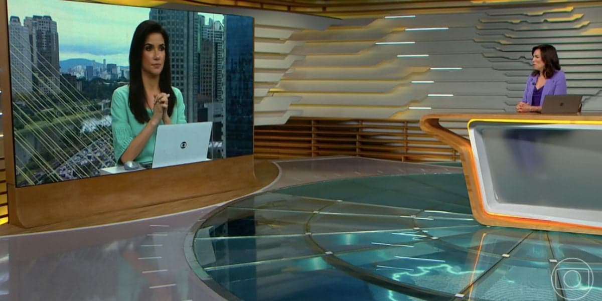 Ana Paula Araújo não esconde revolta com notícia sobre atropelamento (Foto: Reprodução / Bom Dia Brasil da Globo) Ana Paula Araújo não esconde revolta com notícia sobre atropelamento (Foto: Reprodução / Bom Dia Brasil da Globo)