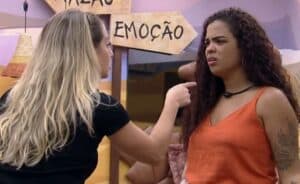 Bruna Griphao e Paula Freitas no BBB23; aliadas se desentenderam por causa de Cristian Vanelli (Foto: Reprodução / Globoplay) Bruna Griphao e Paula Freitas no BBB23; aliadas se desentenderam por causa de Cristian Vanelli (Foto: Reprodução / Globoplay)