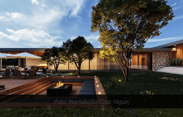 Com uma arquitetura contemporânea, mansão custou alguns milhões para que fosse construída como desejou Wanessa (Foto: Casa Vogue) Com uma arquitetura contemporânea, mansão custou alguns milhões para que fosse construída como desejou Wanessa (Foto: Casa Vogue)