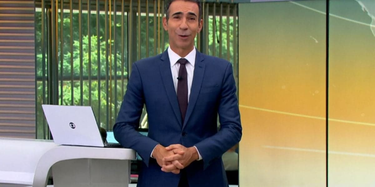 César Tralli entrega o que sempre fala no Jornal Hoje e faz apelo (Foto: Reprodução / Jornal Hoje da Globo) César Tralli entrega o que sempre fala no Jornal Hoje e faz apelo (Foto: Reprodução / Jornal Hoje da Globo)