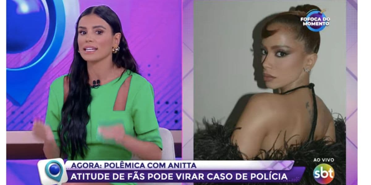 Apresentadores falam sobre polêmica envolvendo cantora (Foto: Reprodução / Fofocalizando do SBT) Apresentadores falam sobre polêmica envolvendo cantora (Foto: Reprodução / Fofocalizando do SBT)