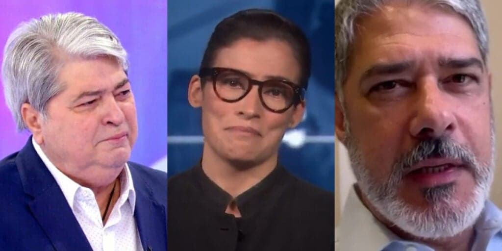 Isto é o que fez Bonner, Renata e Datena chorarem no mesmo dia no Jornal Nacional e Brasil Urgente
