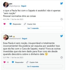 Internautas criticaram atitude da sister (Foto: Reprodução / Twitter) Internautas criticaram atitude da sister (Foto: Reprodução / Twitter)