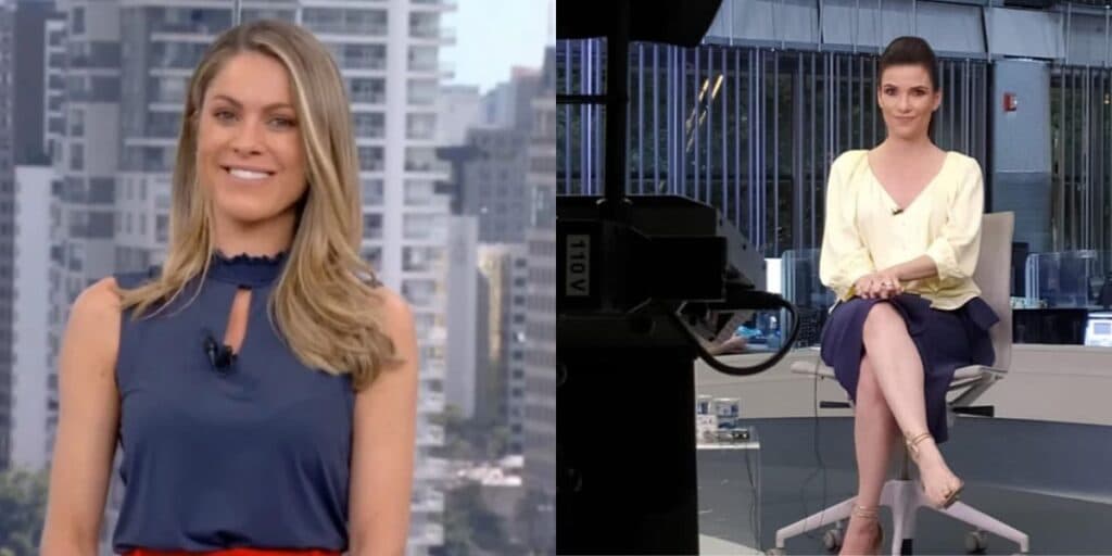 FOTOS: Sabina Simonato e Jacqueline Brazil, jornalistas da Globo, vivem relação com estas pessoas