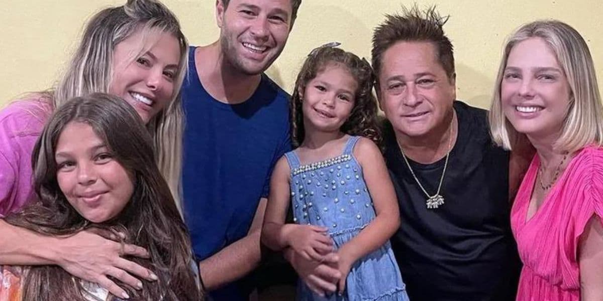 Famoso esteve presente em festa no dia do aniversário da neta (Foto: Reprodução / Instagram) Famoso esteve presente em festa no dia do aniversário da neta (Foto: Reprodução / Instagram)