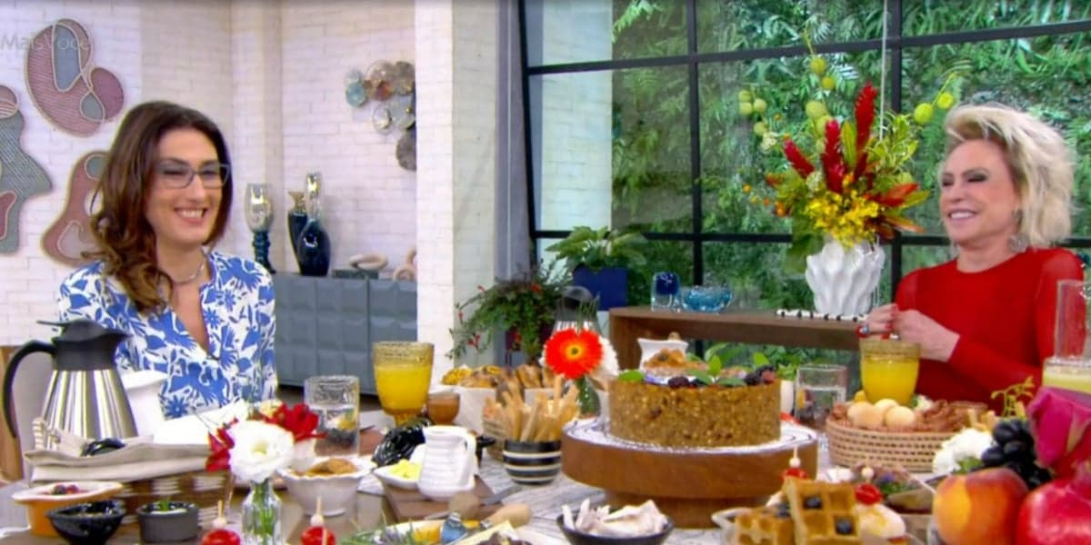 Paola Carosella e Ana Maria Braga riram muito no "Mais Você" (Foto: Reprodução/TV Globo) Paola Carosella e Ana Maria Braga riram muito no "Mais Você" (Foto: Reprodução/TV Globo)