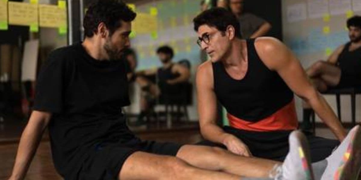 Reynaldo Gianecchini e filho de Fagundes, Bruno em bastidores de peça (Foto: Reprodução / Instagram) Reynaldo Gianecchini e filho de Fagundes, Bruno em bastidores de peça (Foto: Reprodução / Instagram)