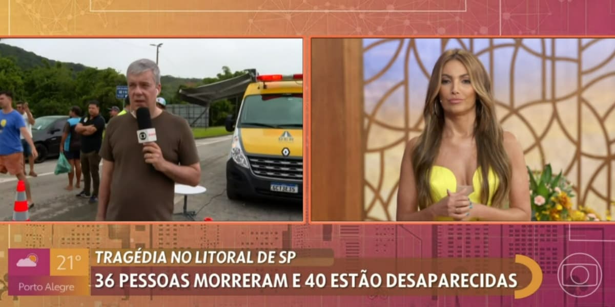 Roberto Kovalick falou sobre os estragos da chuva no "Encontro" (Foto: Reprodução/TV Globo) Roberto Kovalick falou sobre os estragos da chuva no "Encontro" (Foto: Reprodução/TV Globo)