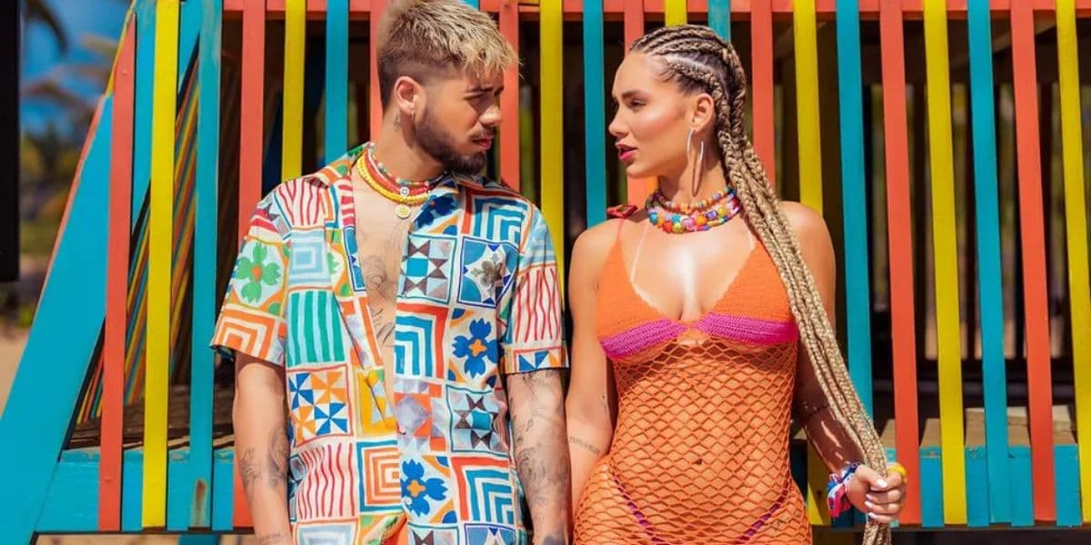 Virgínia e Zé Felipe participaram juntos de clipe (Reprodução - Youtube) Virgínia e Zé Felipe participaram juntos de clipe (Reprodução - Youtube)