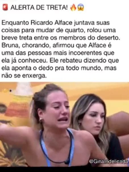Alface arruma as malas e Bruna Griphao aos berros no BBB23 - Foto Reprodução Instagram Alface arruma as malas e Bruna Griphao aos berros no BBB23 - Foto Reprodução Instagram