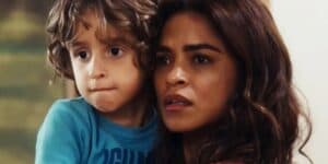 Brisa e Tonho em cena da novela Travessia Brisa e Tonho em cena da novela Travessia