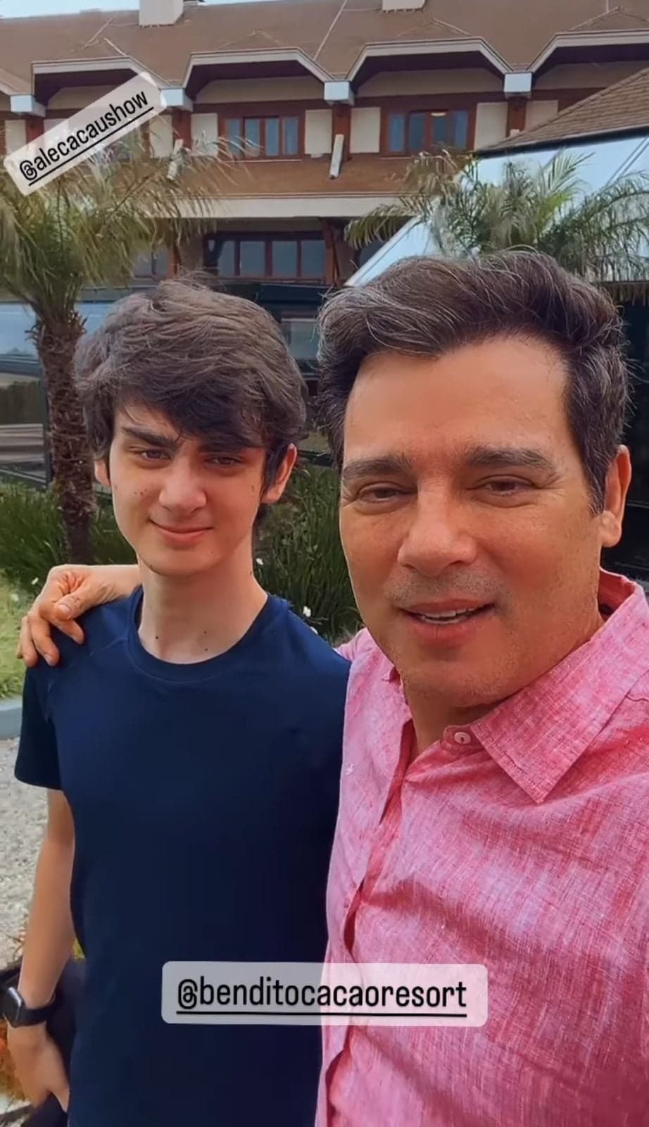 Celso Portiolli, apresentador do SBT, surge nas redes sociais ao lado do seu filho, e entre situação por meio de vídeo - Foto Reprodução Instagram Celso Portiolli, apresentador do SBT, surge nas redes sociais ao lado do seu filho, e entre situação por meio de vídeo - Foto Reprodução Instagram