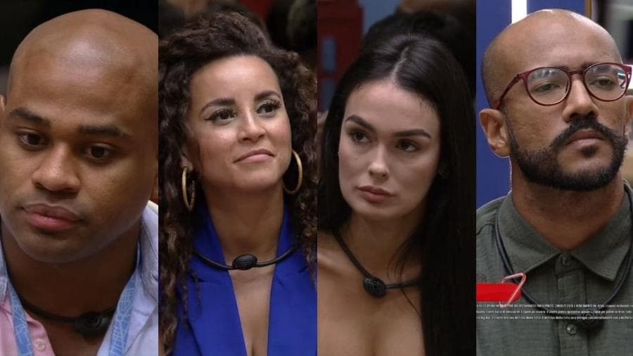 Enquente dos emparedados da semana, Larissa, Alface, Domitila, Cezar Black, no BBB23 - Foto Reprodução Internet Enquente dos emparedados da semana, Larissa, Alface, Domitila, Cezar Black, no BBB23 - Foto Reprodução Internet