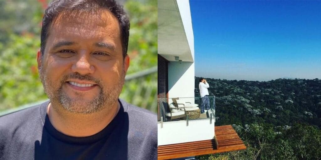 No alto da montanha, com SPA e academia: a mansão discreta e avaliada em R$10 milhões que Geraldo Luís vive