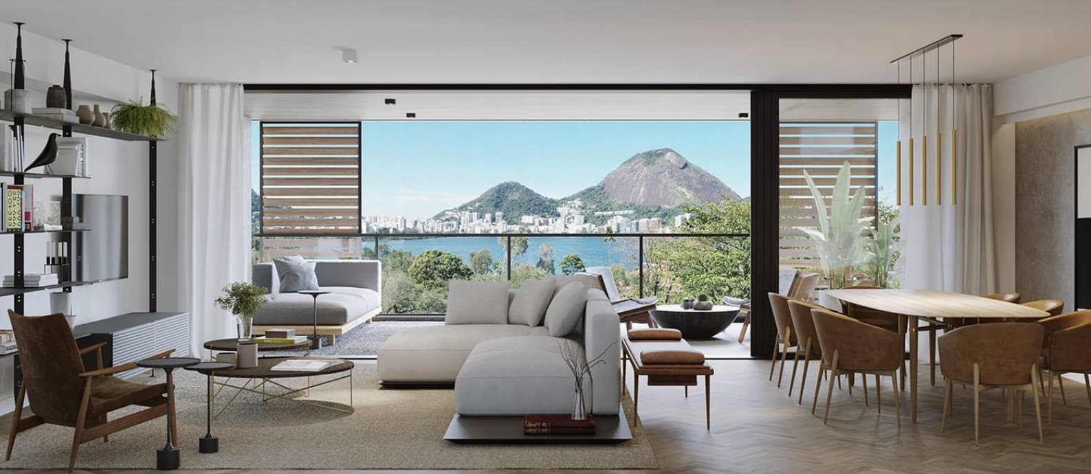 Imagem ilustrativa de apartamento localizado na Lagoa, Zona Sul do Rio - Foto Reprodução Imagem ilustrativa de apartamento localizado na Lagoa, Zona Sul do Rio - Foto Reprodução