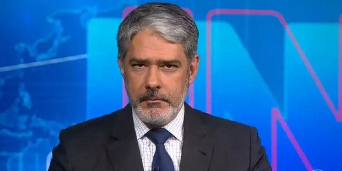 William Bonner ao vivo no Jornal Nacional - Foto Reprodução William Bonner ao vivo no Jornal Nacional - Foto Reprodução
