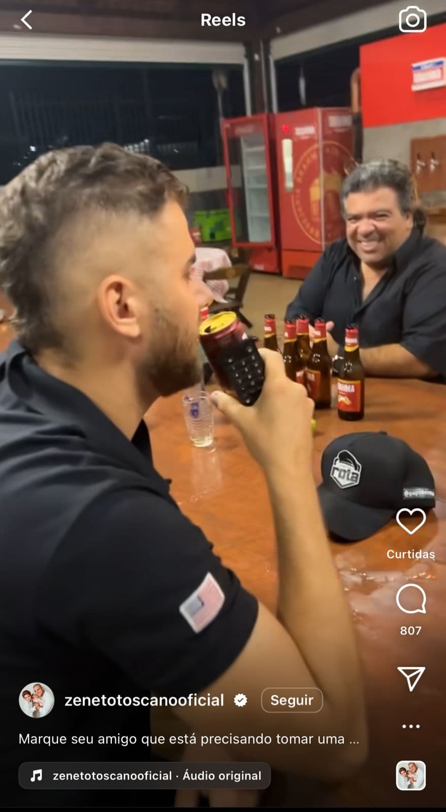 Zé Neto, dupla de Cristiano, surge em vídeo nas redes sociais com arma de fogo no bolso - Foto Reprodução instagram Zé Neto, dupla de Cristiano, surge em vídeo nas redes sociais com arma de fogo no bolso - Foto Reprodução instagram